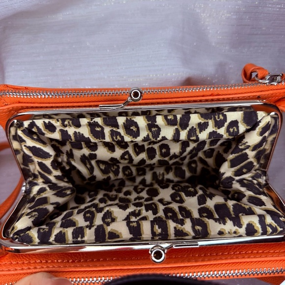 Nine West Orange Crossbody Bag with Sleek Design - Picture 4 of 13